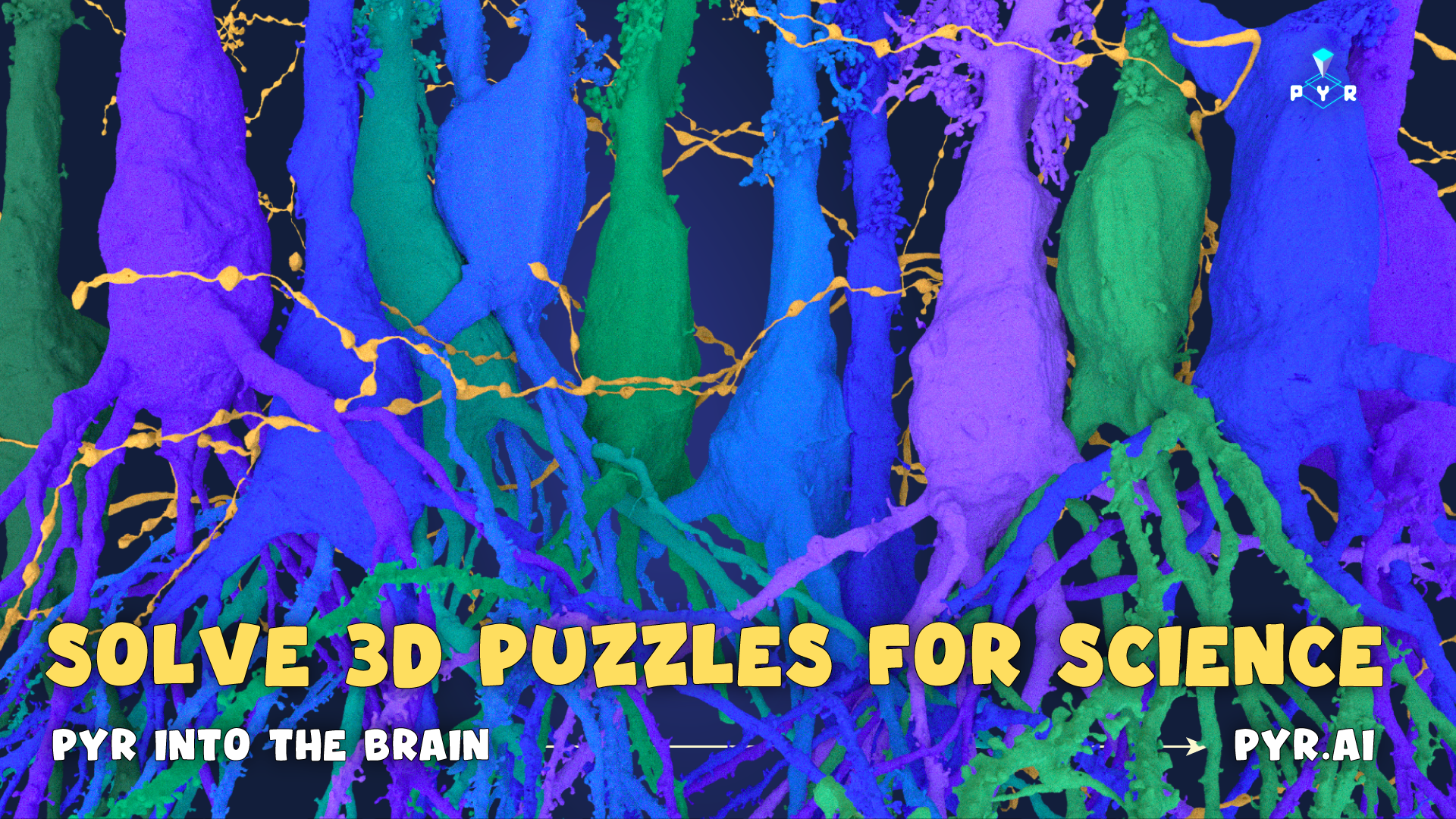 Pyramidal launch poster with arrow