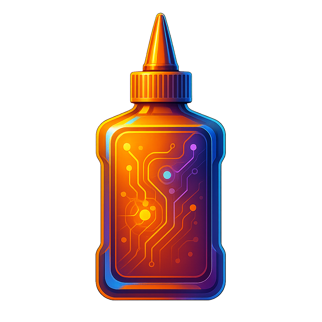 Glue Bottle Iridescent V2 Test