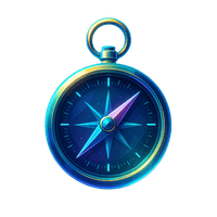 Compass badge